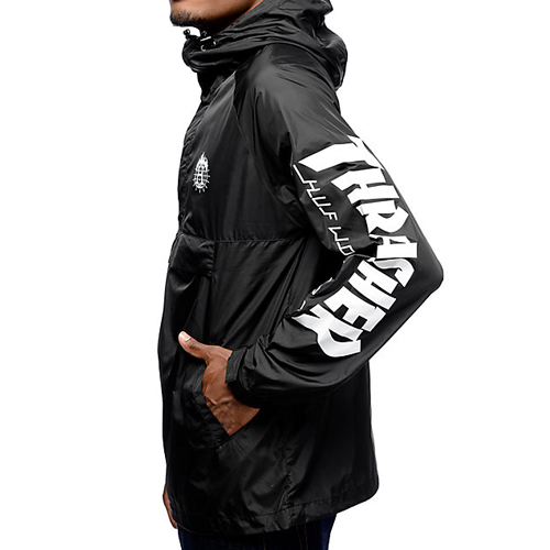 (JK65M02)THRASHER TDS ANORAK-BLK