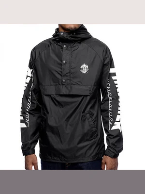 (JK65M02)THRASHER TDS ANORAK-BLK