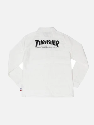 (JK65M01)THRASHER TDS CHORE JACKET-OFFWH