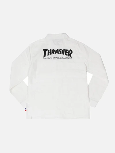 (JK65M01)THRASHER TDS CHORE JACKET-OFFWH