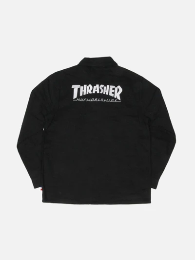 (JK65M01)THRASHER TDS CHORE JACKET-BLK