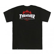 (TS65M03)THRASHER TDS TEE-BLK