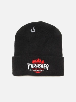 (BN65M01)THRASHER TDS BEANIE-BLK