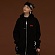 DIM. HOOD ZIP-UP_BLACK