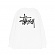 BASIC STUSSY LS TEE-WHITE