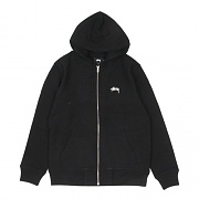 STOCK ZIP HOOD-BLACK