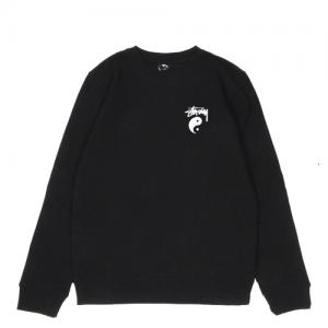 STOCK YIN YANG CREW-BLACK