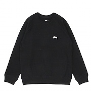 STOCK RAGLAN LS CREW-BLK