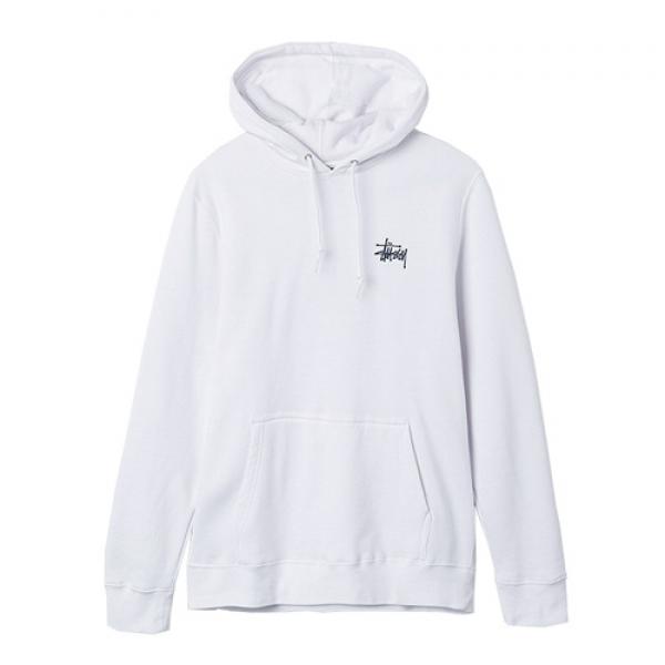 BASIC STUSSY HOOD-WHT(navy)