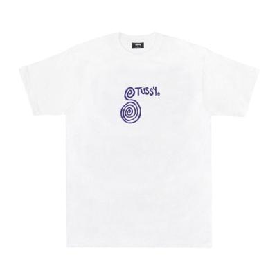 S SWIRL TEE-WHT