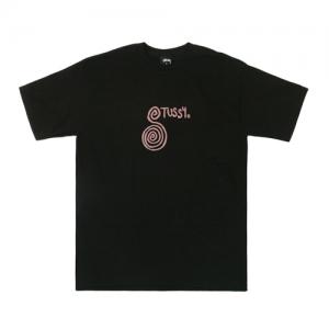 S SWIRL TEE-BLK