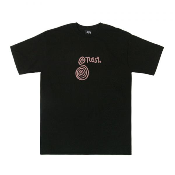 S SWIRL TEE-BLK