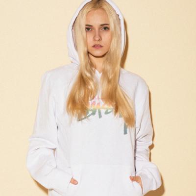 STOCK FADE HOOD-WHT