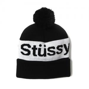 HELVETICA POM BEANIE-BLK