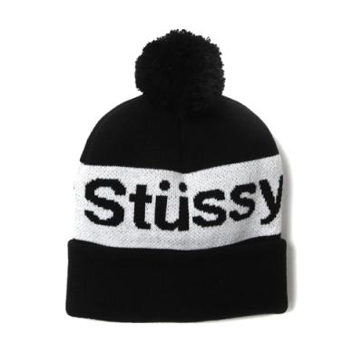 HELVETICA POM BEANIE-BLK