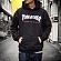 (3142563)TWO TONE SK8MAG HOOD-BLK
