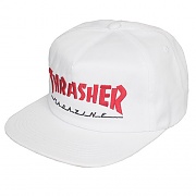 (3131349)MAGAZINE LOGO TWO-TONE HAT-WHT