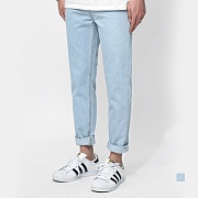 Tapered Denim Pants Light Blue