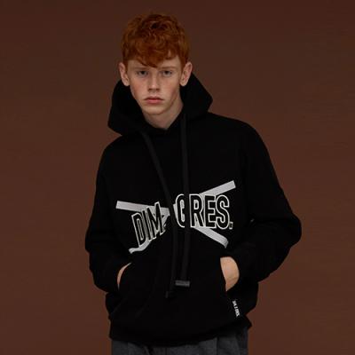DIM X-LOGO HOODIE_BLACK