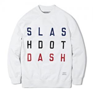 OVERSIZE SLASH SWEAT SHIRT FS [WHITE]