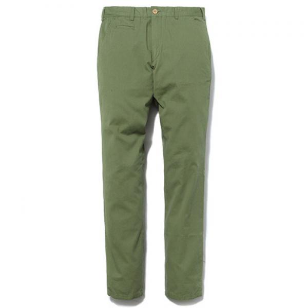 WASHED CHINO PANTS -OLV