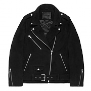 WOMENS SUEDE RIDER JACKET GS [BLACK](GSWL01)