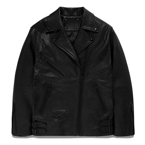 WOMENS OVERSIZE RIDER JACKET GS [BLACK](GSWL02)