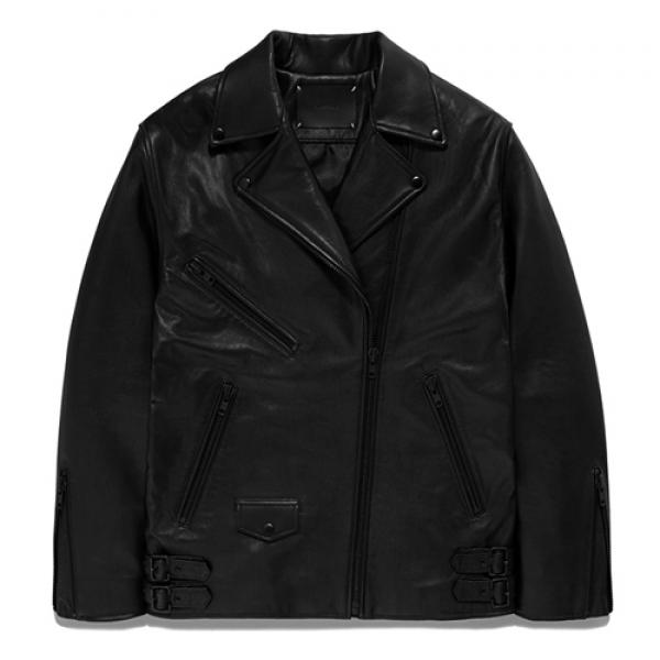 WOMENS OVERSIZE RIDER JACKET GS [BLACK](GSWL02)