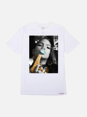 DIAMOND SUPPLY CO X CASSIE TEE - WHT