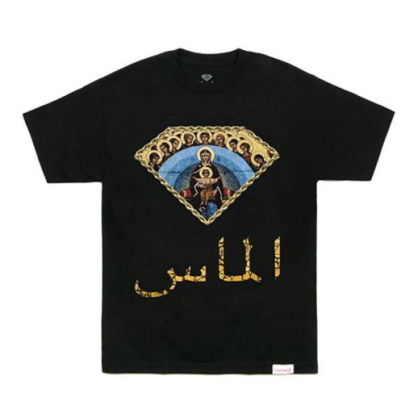 ARABIC MARY TEE-BLK