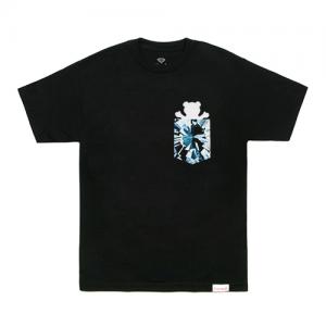 SIMPLICITY BEAR POCKET TEE-BLK