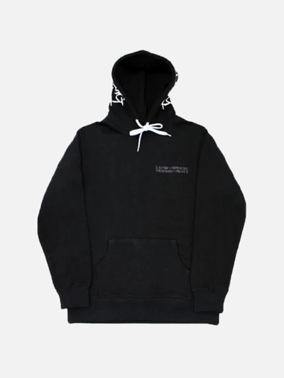 BASIC LOGO HOOD HOODIE-BLACK