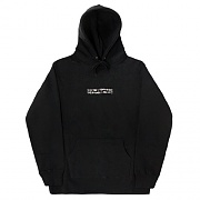 BASIC LOGO HOODIE-BLACK