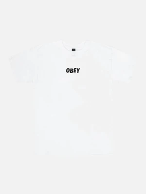 (163081216)OBEY JUMBLED TEE-WHT