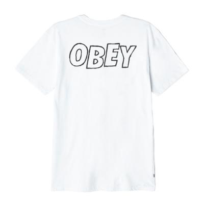 (166521319)OBEY LO-FI PREMIUM TEE-WHT