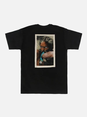 (165361426)SMOKES ONCE TEE-BLK