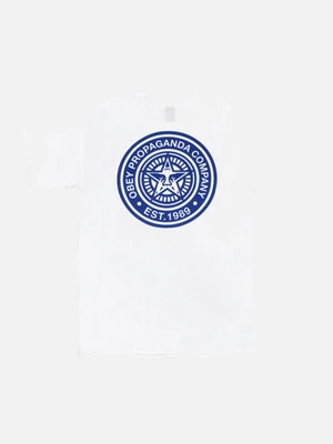 (163081201)OBEY PROPAGANDA COMPANY TEE-WHT