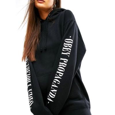 (111731394)NEW TIMES PROPAGANDA HOOD-BLK