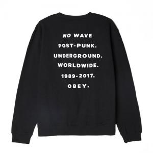 (111741396)OBEY UNDERGROUND WORLDWIDE CREW-BLK