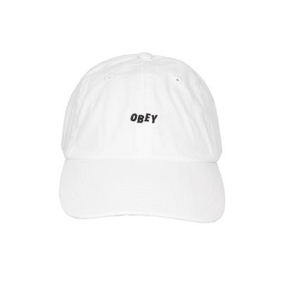 (100580037)JUMBLE BAR HAT II 6 PANEL HAT-WHT