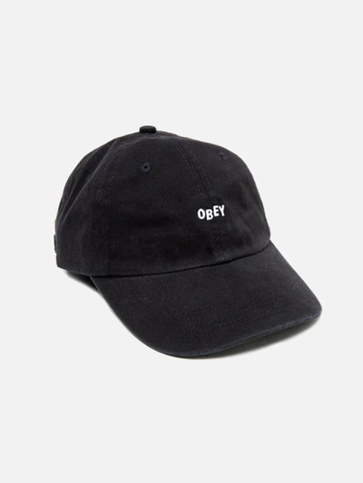 (100580037)JUMBLE BAR HAT II 6 PANEL HAT-BLK
