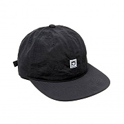 (100580044)HALF FACE 6 PANEL HAT-BLK