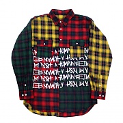 TARTAN CHECK PATCH SHIRTS