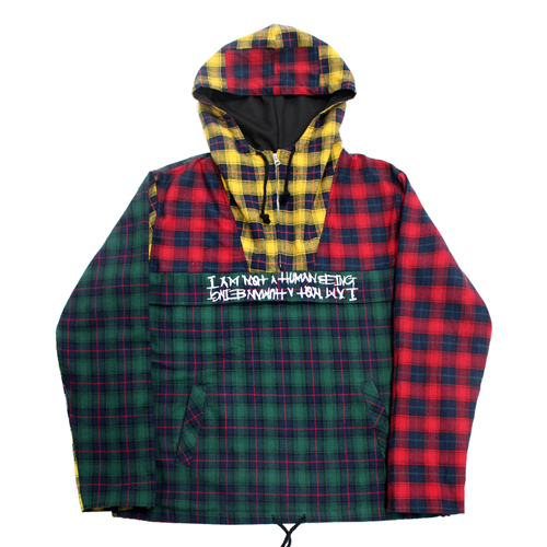 TARTAN CHECK PATCH ANORAK