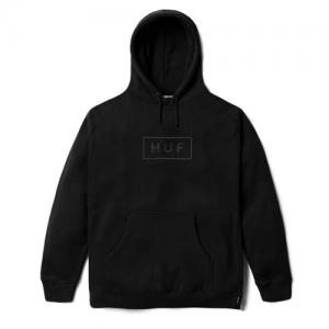 CLASSIC BAR LOGO PULLOVER HOOD-BLK