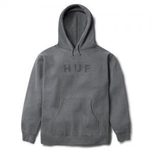 OG LOGO PULLOVER HOOD-GUN.HEATHER