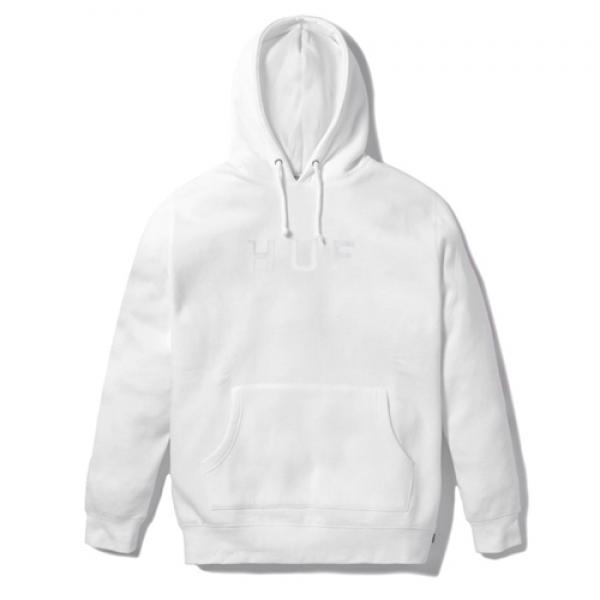 OG LOGO PULLOVER HOOD-WHT