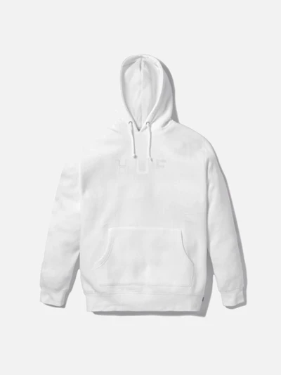 OG LOGO PULLOVER HOOD-WHT
