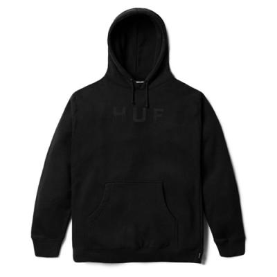 OG LOGO PULLOVER HOOD-BLK