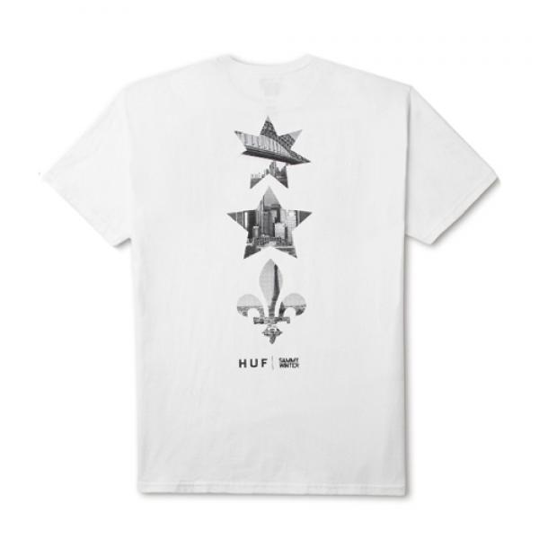 HUF X SAMMY WINTER TEE-WHT
